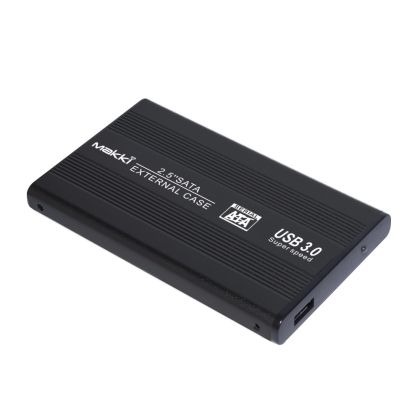 Sabit disk için Makki Harici kasa Harici Kasa 2,5 "SATA USB3.0 Alüminyum Siyah