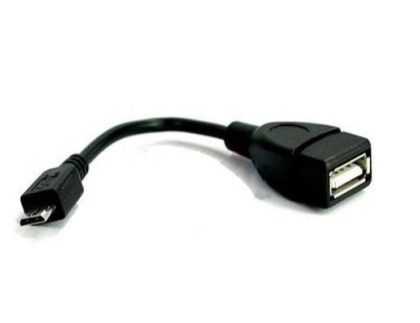 VCom Kablosu OTG USB AF / Mikro USB Siyah - CU226-0.2m