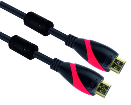 Cablu VCom HDMI M / M Ultra HD 4k2k Aur +2 Ferită v1.4 Ethernet 3D - CG525D-3m