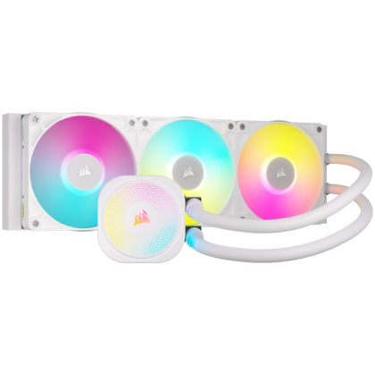 CORSAIR iCUE LINK TITAN 360 RX RGB White AIO, 360mm Radiator, Liquid CPU Cooler