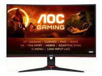 AOC C27G2E/BK 27 inchi VAFHD 165 Hz 4 ms 250 cd/m2 DSub 2xHDMI 2.0 DP