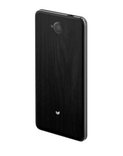 MS LUMIA 650 FLIP CVR LEMN NEGRU