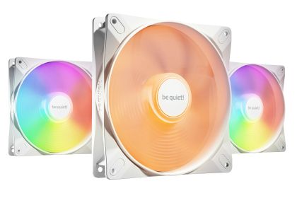 be quiet! Fan Pack 3-in-1 3 x 140mm - LIGHT WINGS LX 140mm PWM high-speed White Triple-Pack