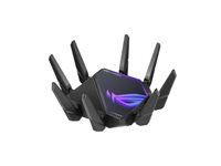 Router pentru jocuri ASUS ROG Rapture GT-AXE16000 Quad-band WiFi 6E 802.11ax Porturi duale 10G Port WAN 2,5G Suport VPN Fusion AiMesh