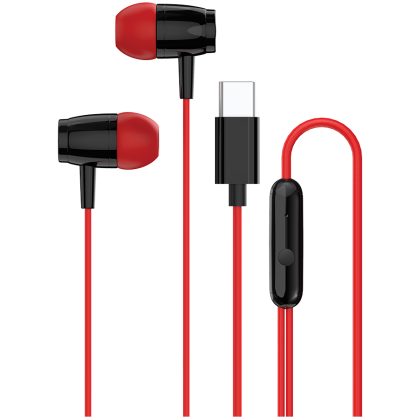 CANYON headphones SEP-5 TYPE-C Red