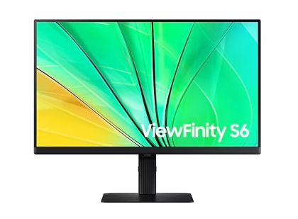 Монитор SAMSUNG ViewFinity S6 LS24D600EAUXEN 23.8" 178°/178° IPS 2560x1440 100Hz, 5ms, 350 cd/m2, 1000:1, HDMI, DisplayPort, USB Hub 3x USB3.0, 3.5.. audio jack, Height Adj, Tilt, Swivel, Pivot, 100x100 Vesa, 2Y