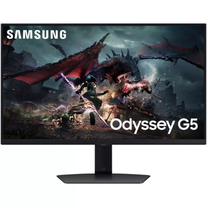 Монитор Samsung 27DG500 27" Odyssey G5, IPS, 180Hz, 1 ms GTG, 2560x1440, 350 cd/m2, DP, HDMI, Headphone Jack, Black