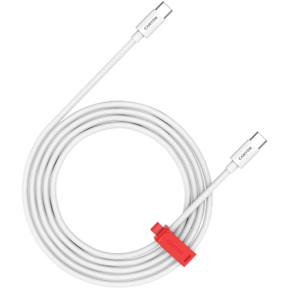 CANYON cable CC100AB C-C 100W Braided 2m White