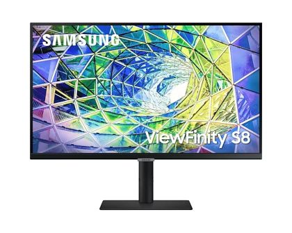 Monitor Samsung 27A800, 27" IPS LED, 60 Hz, 5 ms GTG, 3840x2160, 300 cd/m2, 1000:1, HDR 10, mod Eye Saver, Flicker Free, PBP, PIP, Display Port 1.2, HDMI 2.0, .330xUSB , USB-C, mufă pentru căști, 178°/178°, negru