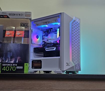 RTX 4070 Super/Ryzen 7-7700/RAM 32GB/SSD 1TB/White Mesh