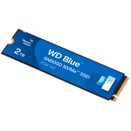 SSD WD Blue SN5000 NVMe (M.2 2280, 2TB, PCIe Gen4 16GT/s, up to 4 Lanes)