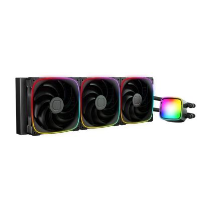 Geometric Future Water Cooling - Eskimo Pro 420 Black - Addressable RGB, LGA1851/AM5