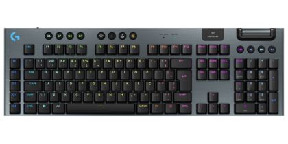 Клавиатура Logitech G915 X LIGHTSPEED Wireless Gaming Keyboard - BLACK - US INT'L - EMEA28i-935