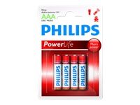 PHILIPS POWERLIFE LR03 AAA 4-BLISTERI