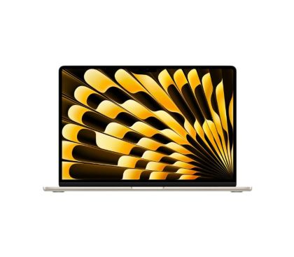 Лаптоп Apple 15-inch MacBook Air: Apple M3 chip with 8-core CPU and 10-core GPU, 24GB, 512GB SSD - Starlight