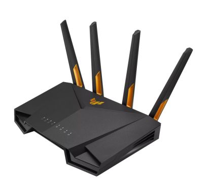 Рутер Asus Gaming Wireless Router,TUF Gaming AX3000 V2, AX3000, Dual-Band, Quad-Core 1.7GHz CPU, 256MB/512MB Flash/RAM, 2.5G port, AiProtection Pro, Adaptive QoS, VPN Fusion, IPTV, OFDMA, Beamforming, Link Aggregation, Port forwarding, Game Boost, AiMesh,