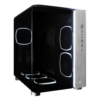 Montech KING 95 Ultra, Dual Chamber Mid-tower Case, 6 ARGB Fans, Aluminium, Space Grey