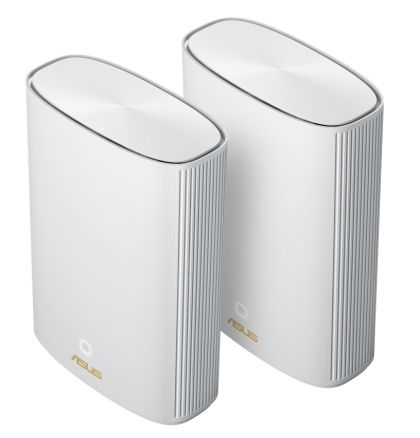 Меш система Asus Mesh WiFi, ZenWiFi AX Hybrid XP4 2PK, AX1800 + AV1300, Dual-Band, coverage up to 500m2, Quad-Core 1.2GHz CPU, 256MB/512MB Flash/RAM, Gigabit, AiProtection Pro, Adaptive QoS, VPN server/client, IPTV, OFDMA, Beamforming, AiMesh, White