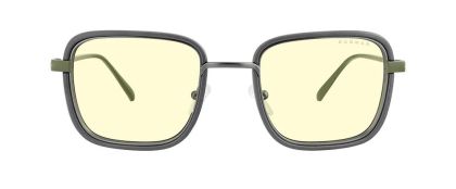 Геймърски очила GUNNAR Fallout Vault 33 Gunmetal/Olive - Amber