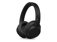 Căști PHILIPS fără fir pe ureche cu microfon Drivere Pro cu anulare a zgomotului de 40 mm/negru închis