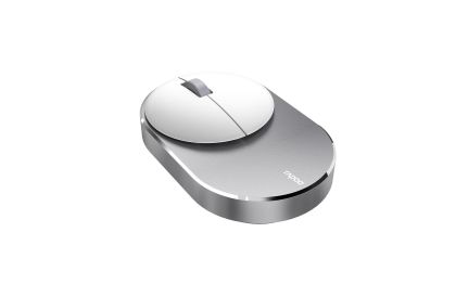 Mouse optic wireless RAPOO M600, multimod, conexiune cu până la 3 dispozitive, gri/alb