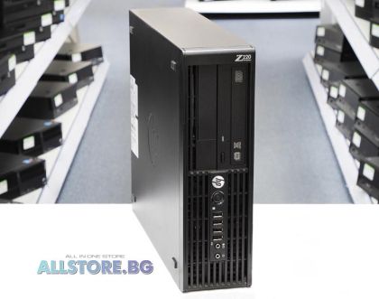 HP Workstation Z220SFF, Intel Xeon Quad-Core E3, 12GB DDR3, 128GB SATA, Slim Desktop, Grade A