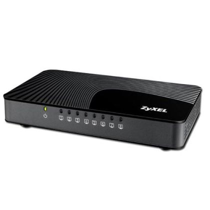 Comutator ZYXEL GS-108S, 8 porturi, Gigabit