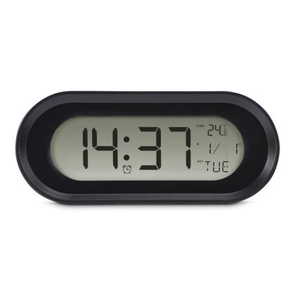 Hama "Samos" Digital Alarm Clock, LCD, black