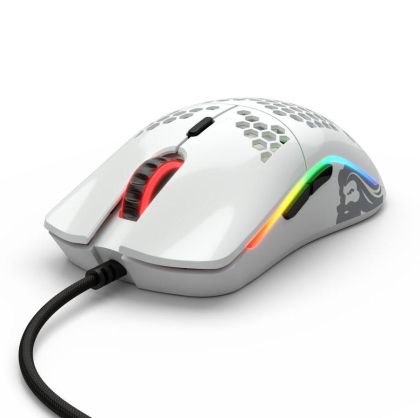 Mouse pentru jocuri Glorious Model O (alb lucios)