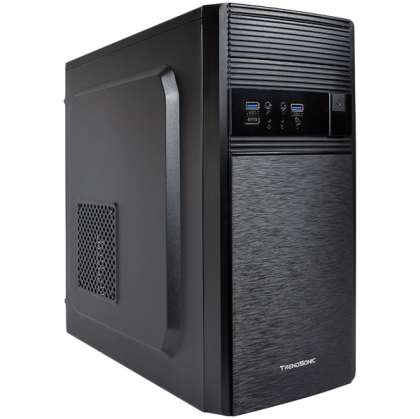 Chassis FC-F56A, ATX, 7 slots, 1 X 5.25", 2 X 3.5" H.D., 2 X 2.5" SSD,2 x USB 3.0, 1 X Type C / 1 x AUDIO /, PSU 550W 12 sm, 20+4pin,, Black