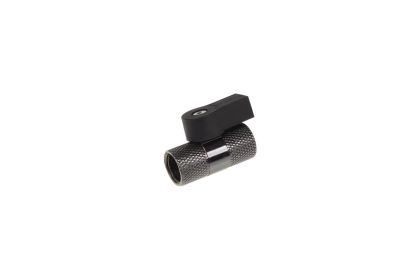 Alphacool 2-way ball valve G1/4 - deep black