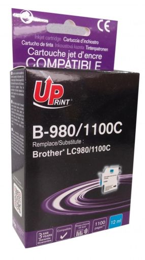 Inkjet UPRINT LC980/1100 BROTHER, Cyan