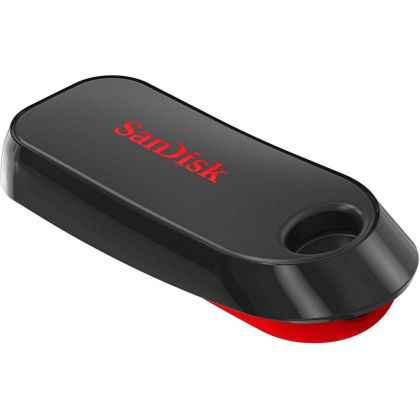 Stick de memorie SanDisk Cruzer Snap USB, USB 2.0, 64 GB, negru
