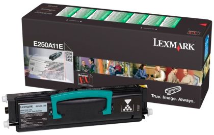 Consumable Lexmark E250A11E E250, 350, 352 Return Program 3.5K Toner Cartridge