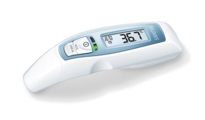 Termometru Termometru multifunctional Beurer FT 65, functie 6-in-1: ureche, frunte si temperatura suprafetei, alarma de temperatura, data si ora, 10 spatii de memorie, dispozitiv medical