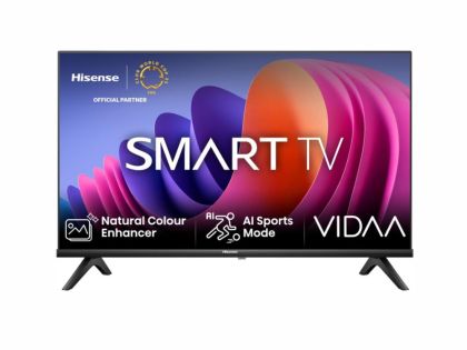 TV Hisense 32" A4N, HD 1366x768, 3000:1, DLED, HLG, DTS Virtual X, Smart TV, WiFi, WiFi Direct, BT, VIDAA U7, Anyview Cast, 2xHDMI, 2xUSB, LAN, CI+, DVB-T2/C /S2, Black