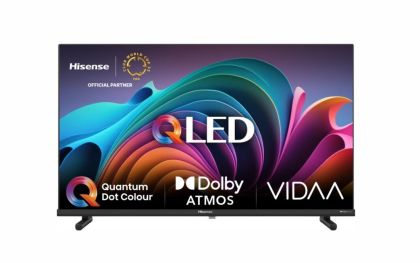 TV Hisense 32" A5NQ, Full HD 1920x1080, QLED, Quantum Dot, HDR, HLG, DTS HD, Light Sensor, Dolby Audio, Smart TV, WiFi, WiFi Direct, 2xHDMI, 2xUSB, LAN, CI+, DVB-T2/C/ S2, Black