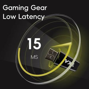 VGN безжични геймърски слушалки Wireless Gaming Headphones - SIREN V1 White - Bluetooth 5.3, 2.4G