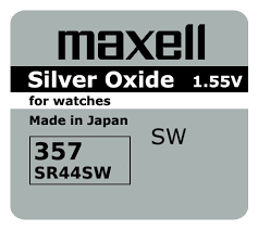 Baterie buton argintie MAXELL SR-44 SW/357/ 1.55V