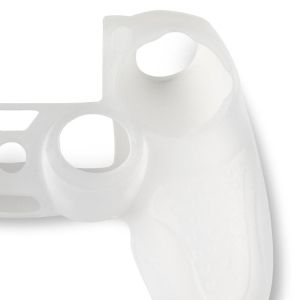 Protector Spartan Gear Silicon Skin Cover + Thumb Grips pentru Dualshock 4, Transparent