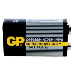 Baterie zinc carbon GP 6F22 /9V/ Supercell 1604E 1 buc. micșora