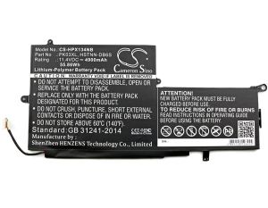 Laptop Battery for  HP HSTNN-DB6S PK03XL for Spectre Pro X360, 11,4V 4900mAh CAMERON SINO
