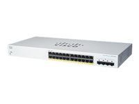 Comutator Cisco CBS220 Smart cu 24 porturi GE, 4x1G SFP