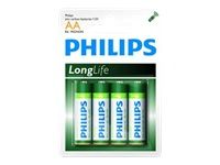 Baterie PHILIPS de lungă durată AA 4TK/PK