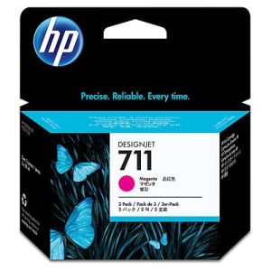 Consumabile HP 711 pachet de 3 cartușe de cerneală magenta de 29 ml