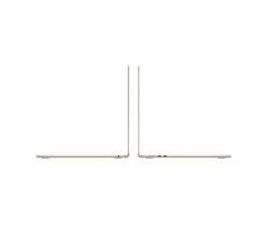 Лаптоп Apple 15-inch MacBook Air: Apple M3 chip with 8-core CPU and 10-core GPU, 24GB, 512GB SSD - Starlight