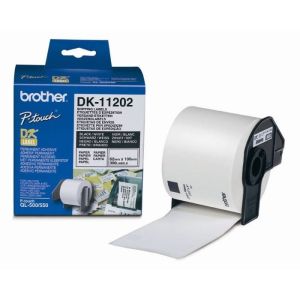 BROTHER DK11202 Brother szallitmanyozoi label 62x100mm, 300/tekercs