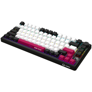 LORGAR KBP7075W, Wireless 75% Mechanical Gaming Keyboard Pro, Black/red, EN layout