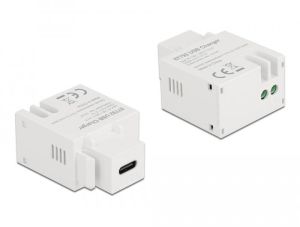 Delock Keystone Module USB Type-C Charging Port 2.1 A white