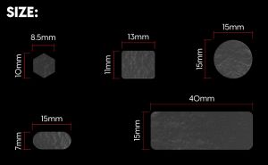 Pulsar Supergrip Universal Grip Tape Precut Sheet